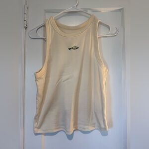 a new day Cream Ribbed Top